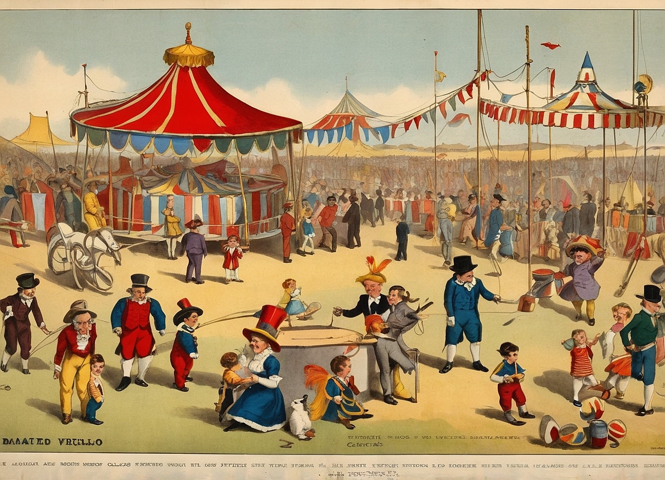 El entretenimiento del circo único