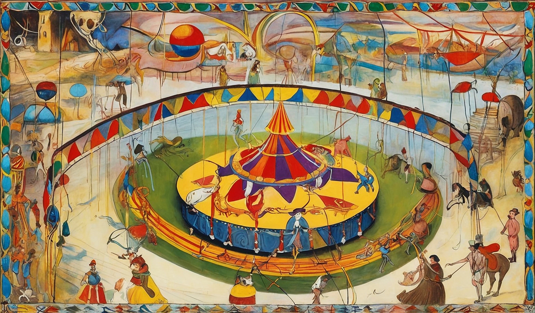 Atracciones circenses divertidas