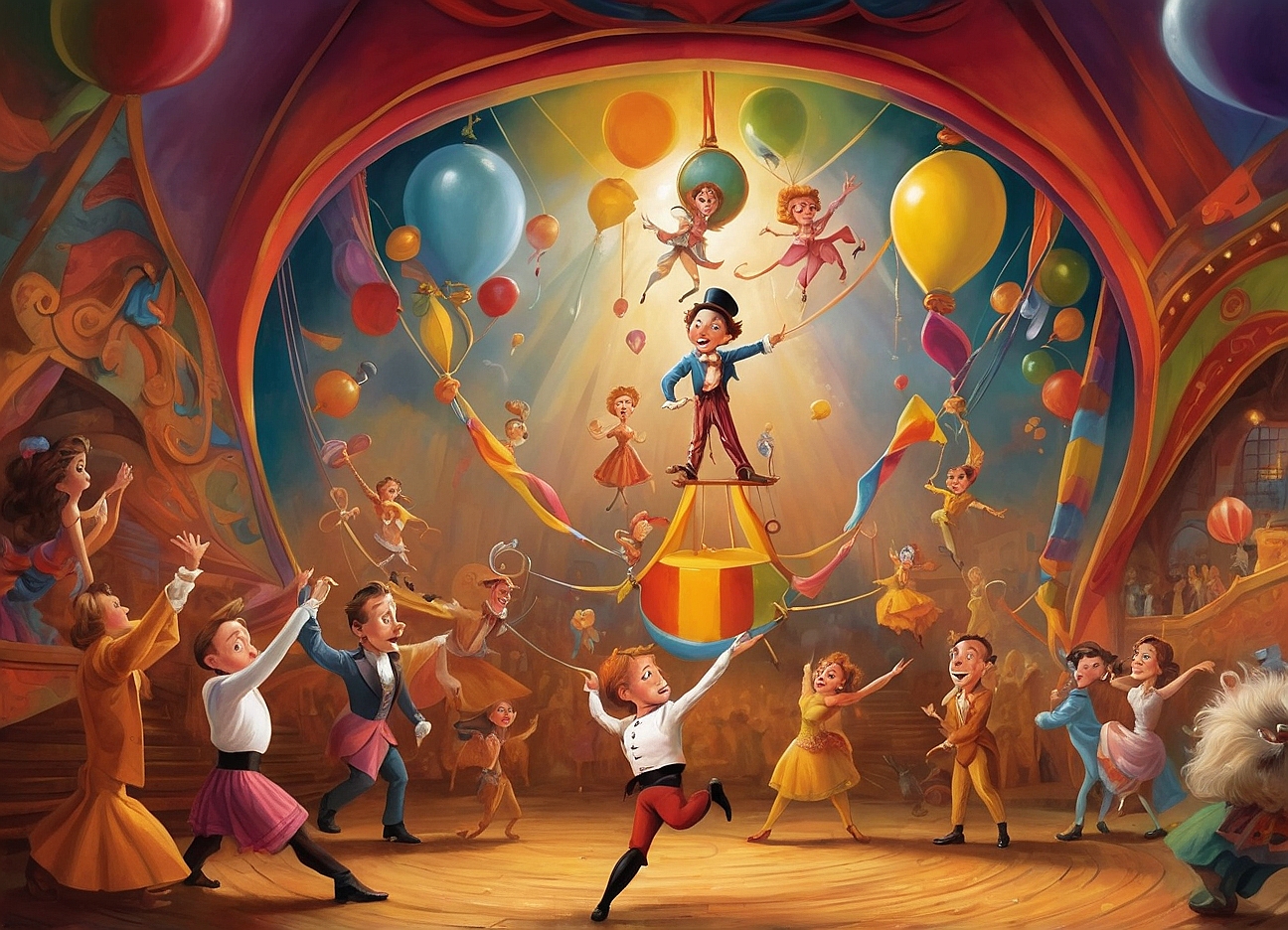 Malabarismo con juguetes únicos de circo